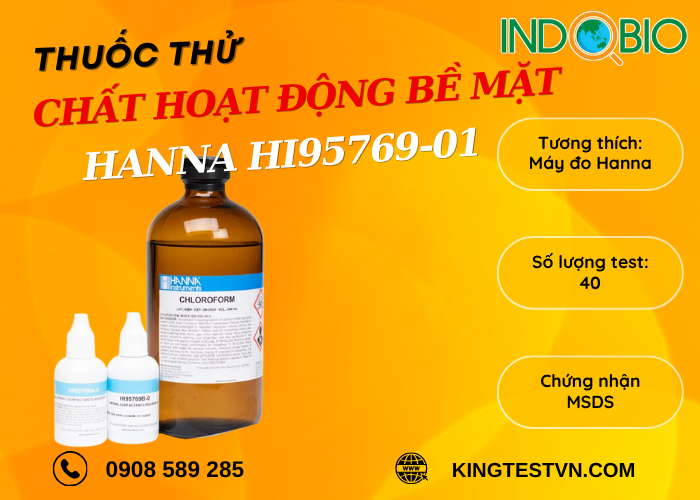 Thuốc thử chất hoạt động bề mặt anion Hanna HI95769-01